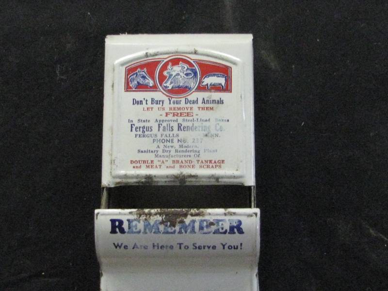 Fergus Falls Rendering Stick Match Dispenser