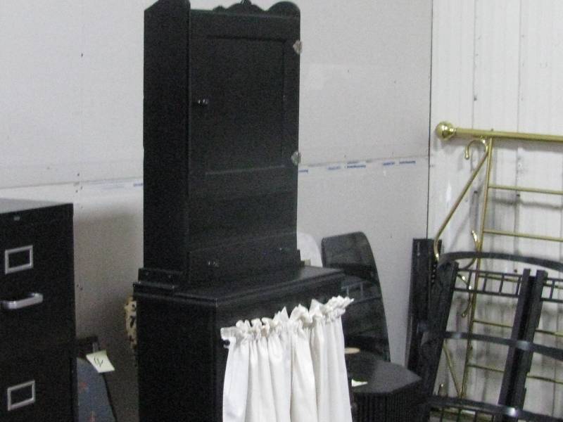 Tall Wood Cabinet