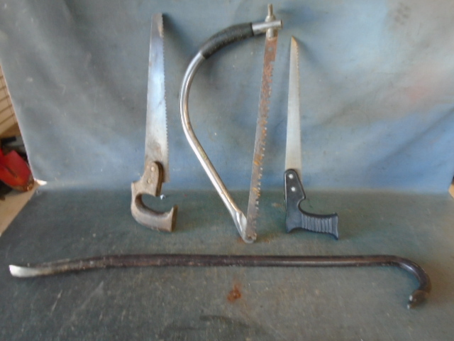 Handsaws and Pry Bar