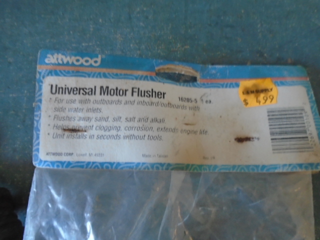 Drain Plugs and Motor Flusher