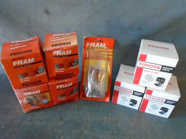 Automotive Oil Filters and Fuel Filter