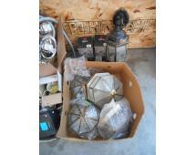 Large Lot of Misc. Lighting and Household Items