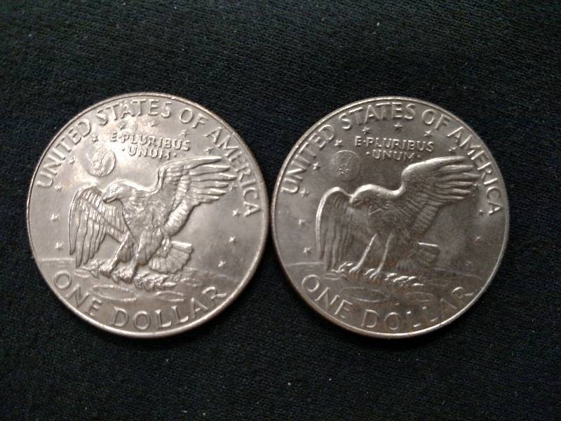 1977 D & 1978 D Eisenhower Dollars...
