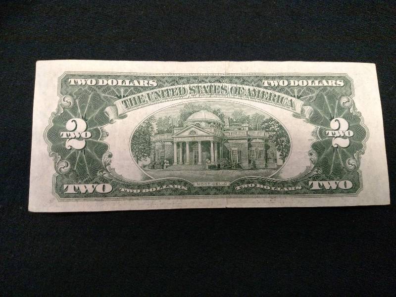 1953 B Two Dollar Red Seal Note...