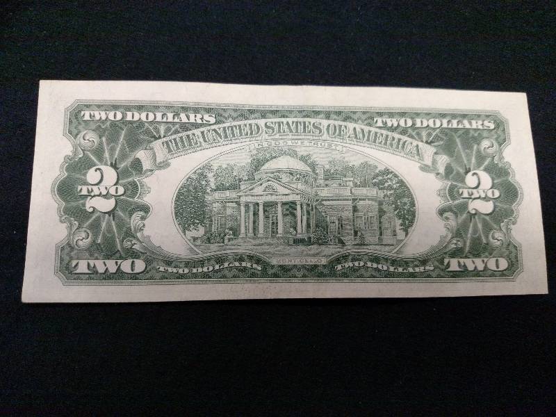 1963 Two Dollar Red Seal Note...