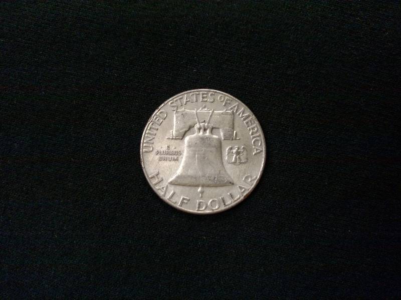 1963 D Franklin Silver Half Dollar...