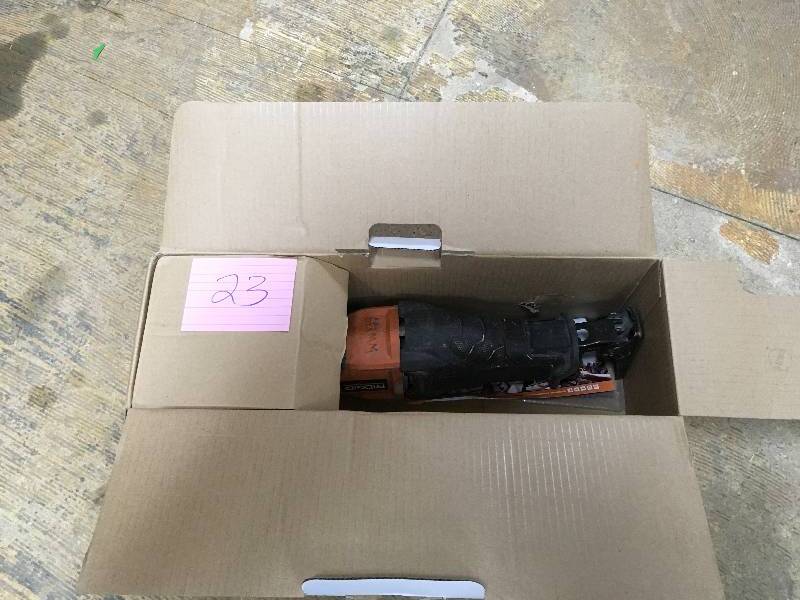 lot 23 image: Ridgid 18-Volt Cordless Orbital Reciprocating Saw (Tool Only) used in good working condition