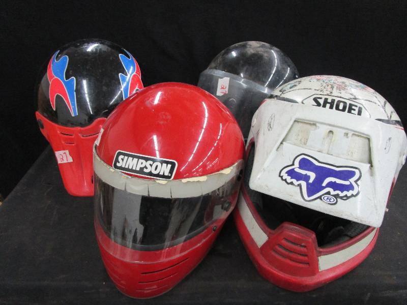 lot 27 image: Various Helmets