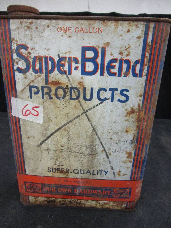lot 65 image: Super Blend old Can
