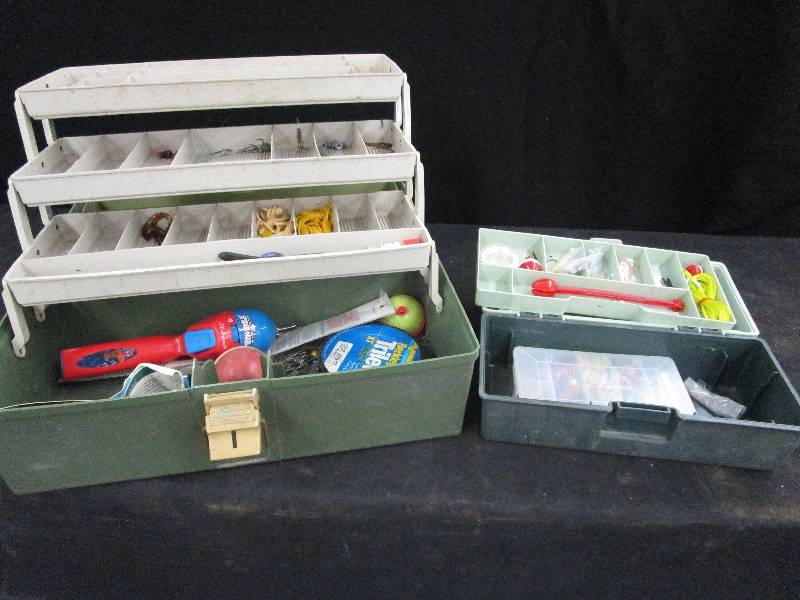 lot 76 image: Tackle Boxes and Various Tackle