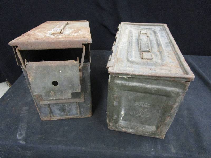 lot 89 image: Vintage Ammo Boxes