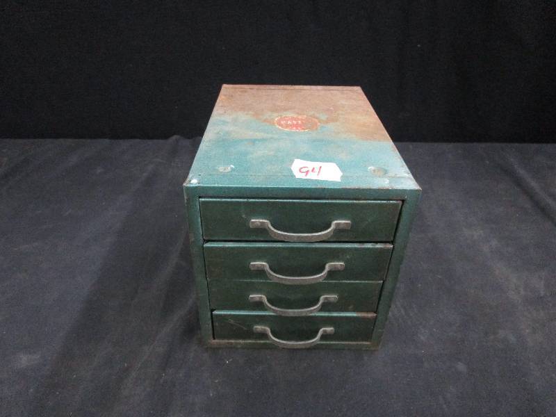 lot 94 image: Antique Small Organizers with Various Items