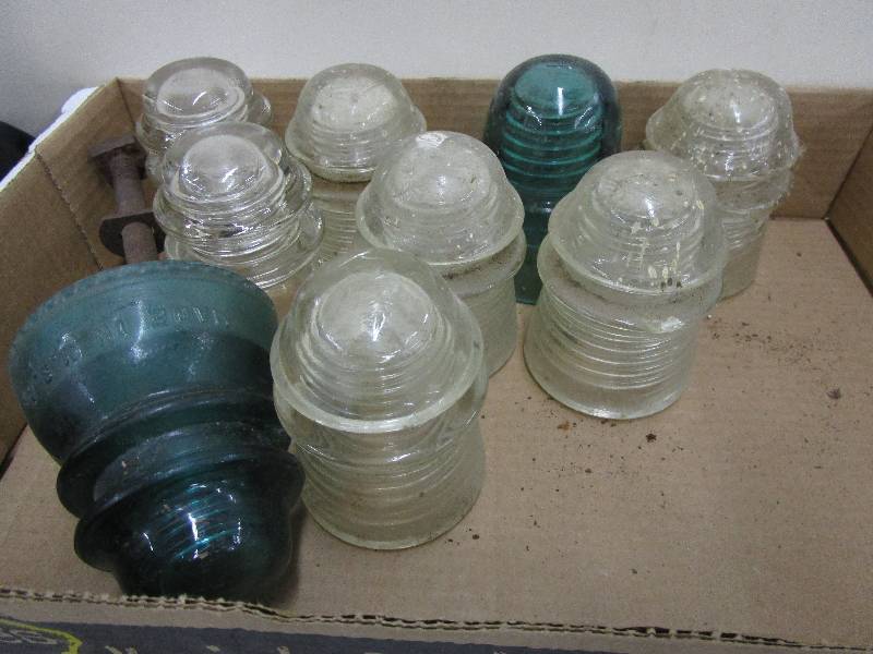 lot 143 image: Glass Insulators