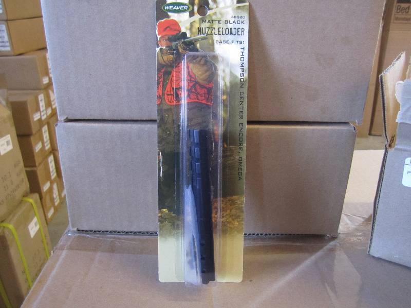lot 6 image: Box of 6 Weaver 48520 Matte Black M...