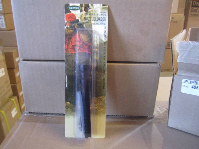 lot 9 image: Box of 6 Weaver 48520 Matte Black M...