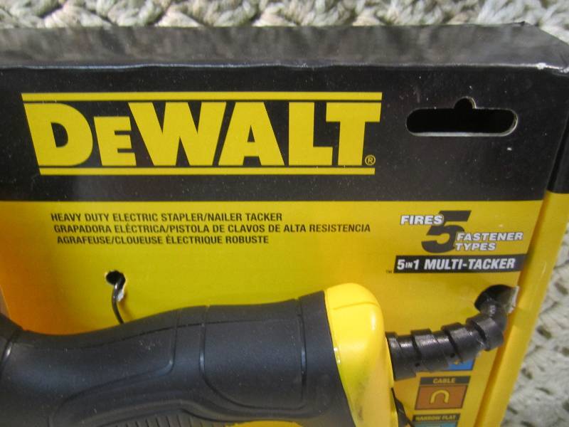 lot 108 image: Dewalt Heavy Duty Electric Stapler...