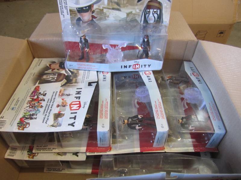 lot 42 image: Lot of 10 Disney Infinity Lone Rang...