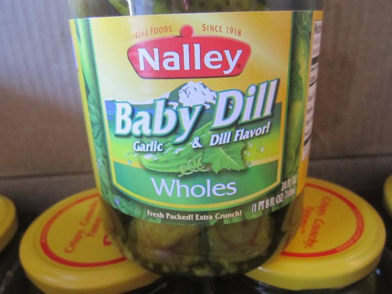 lot 57 image: Case of 12 Jars Whole Baby Dill Pic...