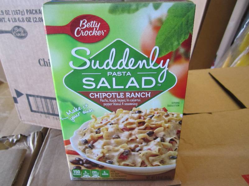 lot 62 image: 2 Cases of Suddenly Salad Pasta Chi...