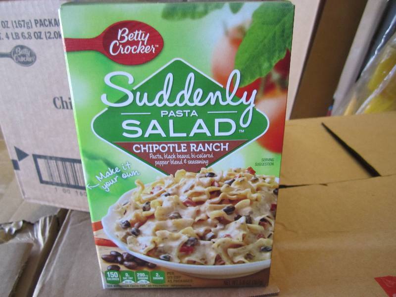 lot 63 image: 2 Cases of Suddenly Salad Pasta Chi...