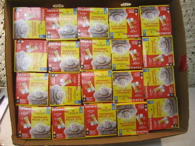 lot 74 image: Lot of 20 Boxes Keurig Peppermint M...