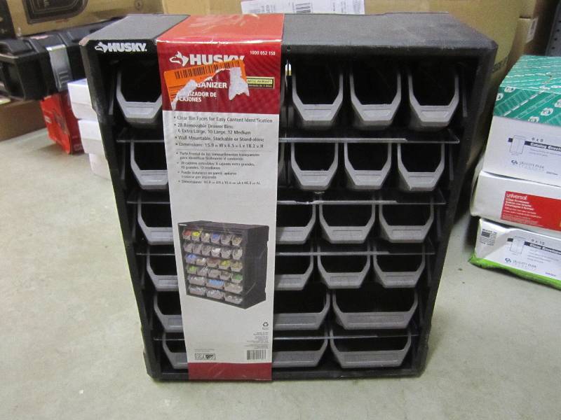 lot 94 image: Husky 28 Drawer Organizer  RM5...