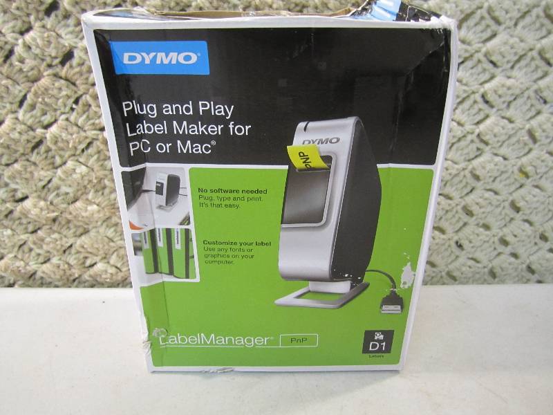 lot 98 image: Dymo Plug and Play Label Maker for ...