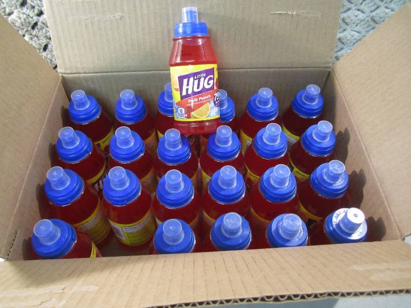 lot 124 image: Case of 24 Bottles Little Hug Fruit...