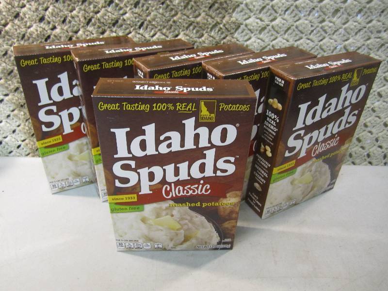 lot 127 image: Lot of 6 Boxes Idaho Spuds Classics...