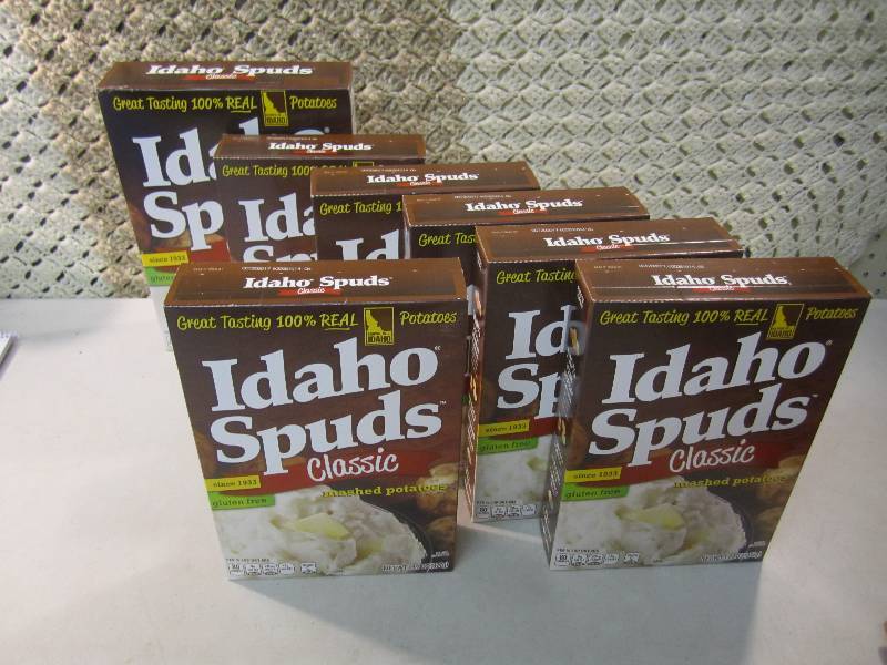 lot 143 image: Lot of 7 Boxes Idaho Spuds Classic ...