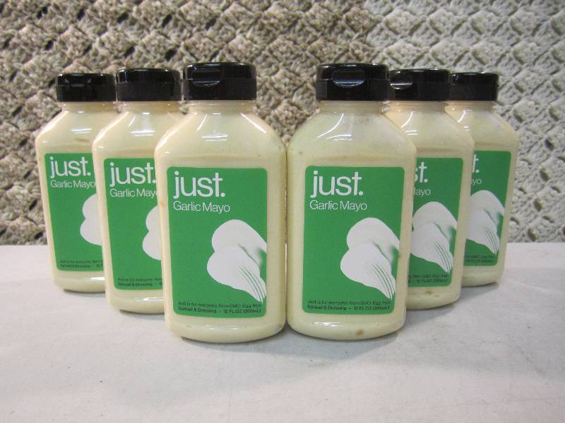 lot 149 image: Lot of 6 Bottles Just Garlic Mayo S...