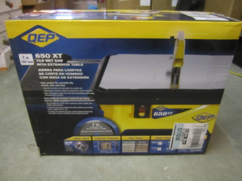 lot 163 image: QEP 650 XT 7 Tile Wet Saw with Ext...