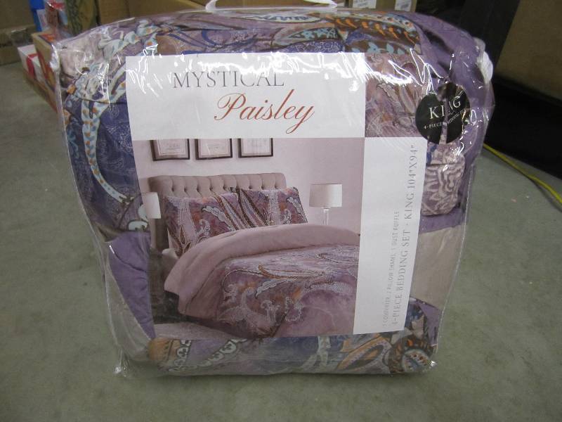 lot 167 image: Mystical Paisley King Size 4 Piece ...