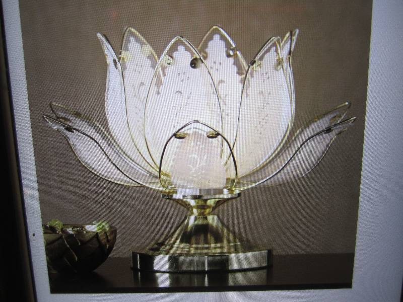 lot 230 image: Lotus Touch Lamp Open Box Untested ...