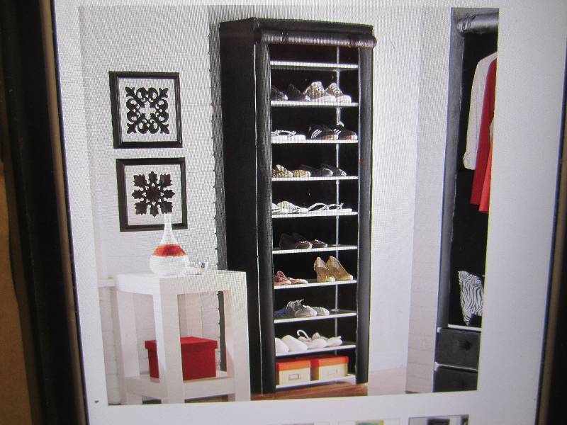 lot 236 image: 10 Layer Shoe Rack Closet Chocolate...