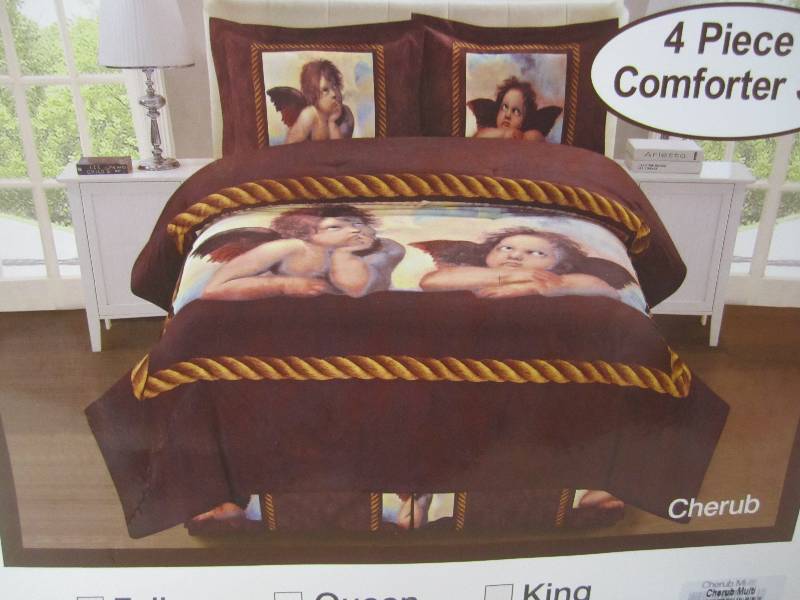 lot 248 image: Full Size Cherub Comforter Looks to...