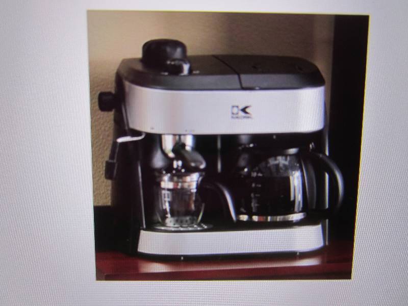 lot 276 image: Kalorik Combo Espresso & Coffee Mak...