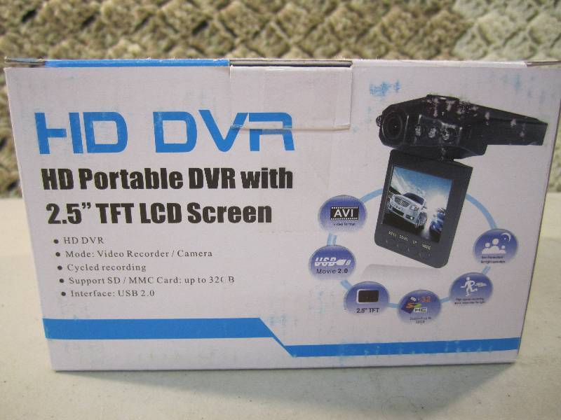 lot 280 image: HD Portable DVR with 2.5 TFT LCD S...