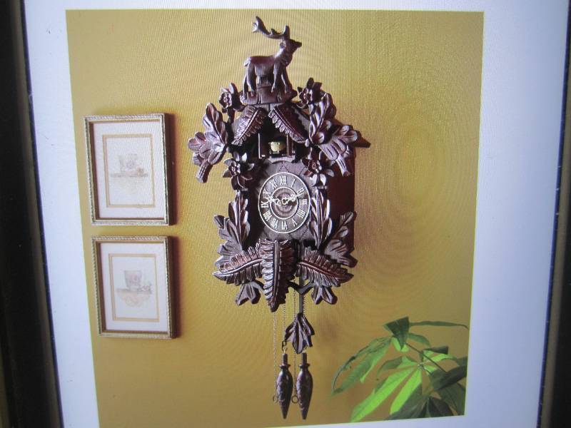lot 304 image: Nostalgic Cuckoo Clock 15 W x 22 ...