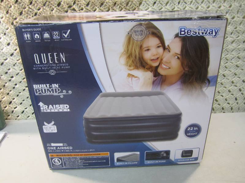 lot 315 image: Bestway Queen 22 High Airbed with ...
