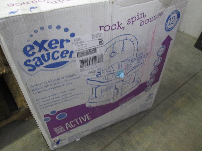 lot 1 image: Exersaucer Bounce and Learn by Even...