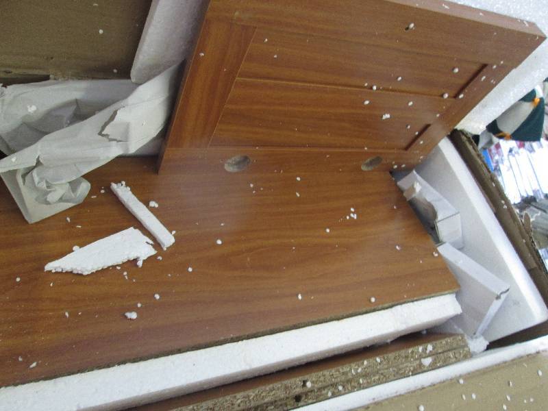 lot 8 image: Open Box Cabinet- no directions...