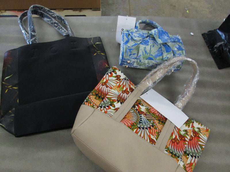 lot 61 image: Lot of 3 New Assorted Hand Bags...