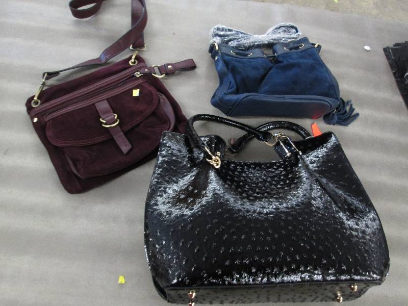 lot 63 image: Lot of 3 New Assorted Hand Bags...