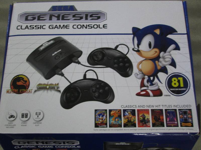 lot 82 image: Classic Game Console 5 by Sega Gene...