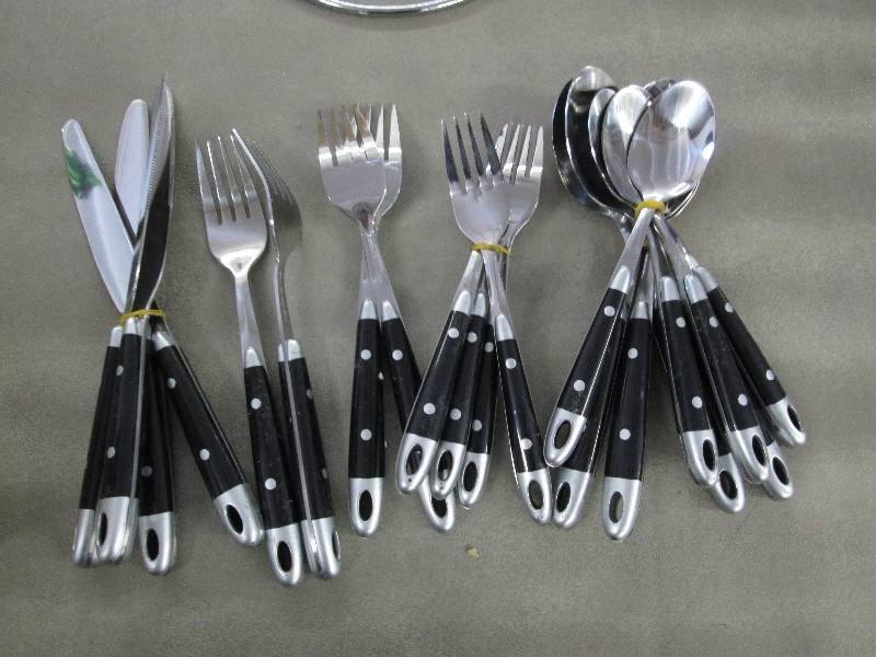 lot 88 image: Hanging Flatware Set , one hangar m...