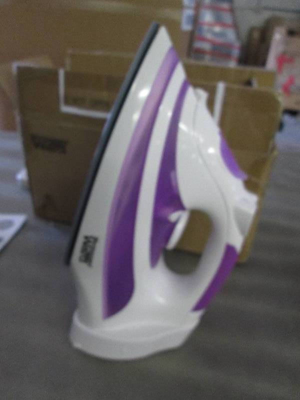 lot 112 image: Premier Nonstick Steam Iron by Mont...