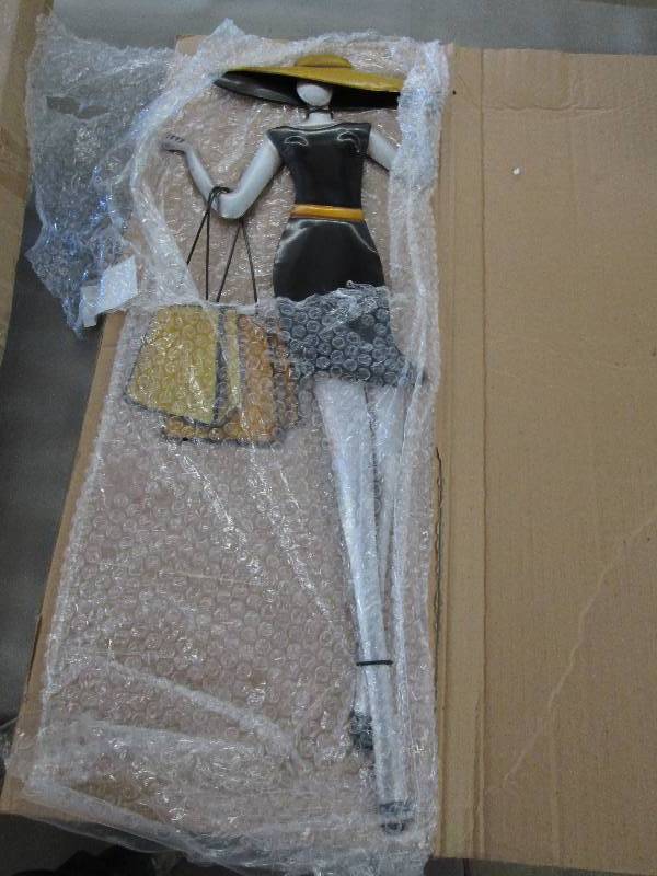 lot 114 image: Black Dress Shopping Lady open box ...