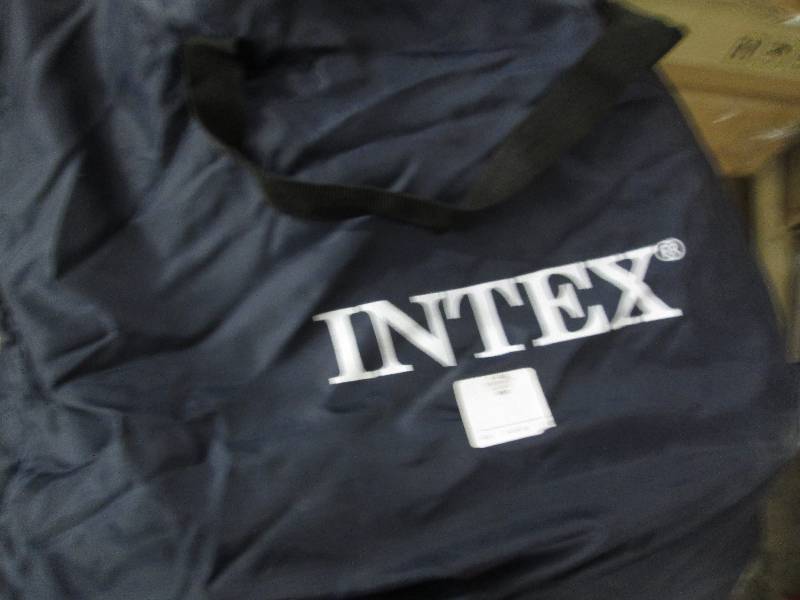 lot 147 image: Intex Airbed open pkg, untested Ret...
