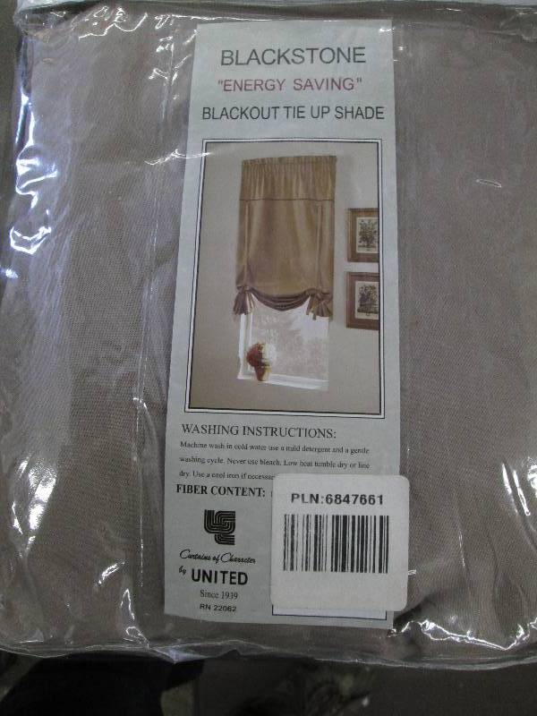 lot 197 image: Blackout Tie Up Shade...
